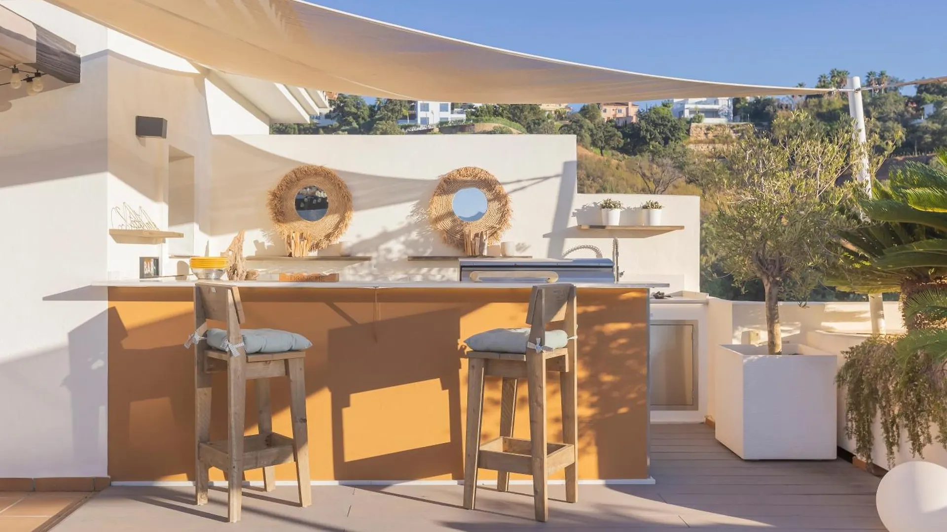 Penthouse Jacuzzi Huge Terrace 360View Bbq Apartment La Mairena Spain